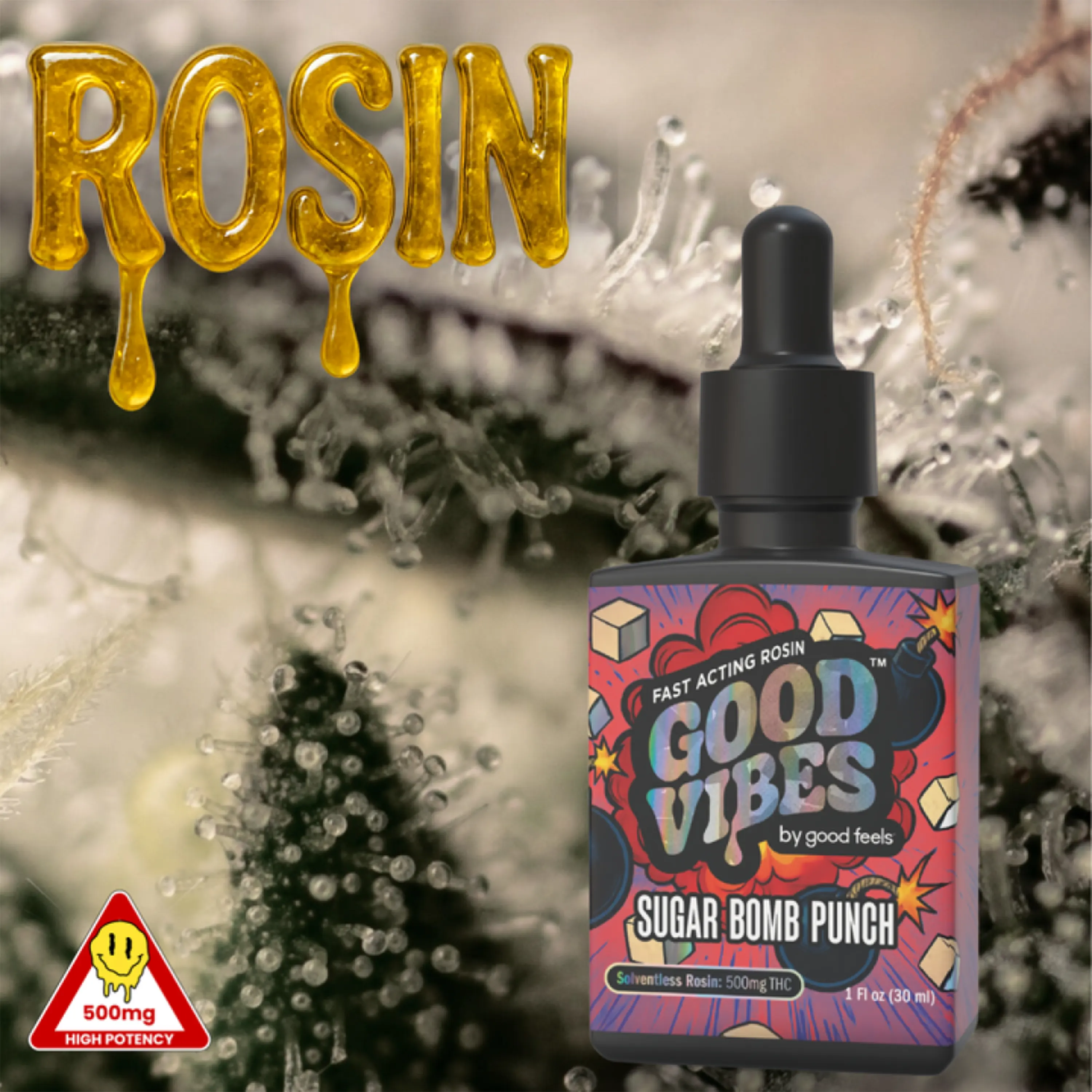 Sugar Bomb Punch | Rosin Good Vibes Syrup | 500mg
