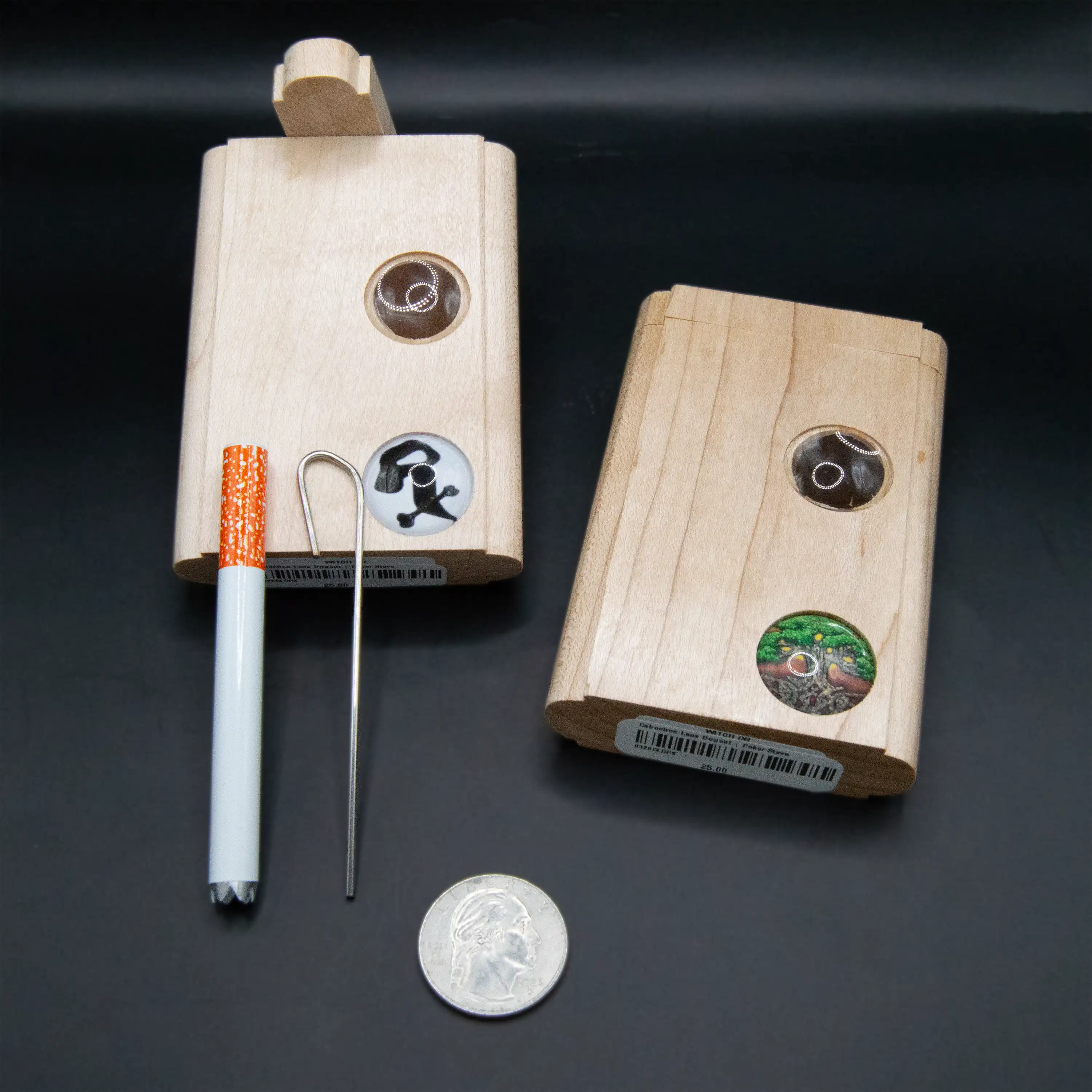 Cabochon Lens Dugout | Poker Steve