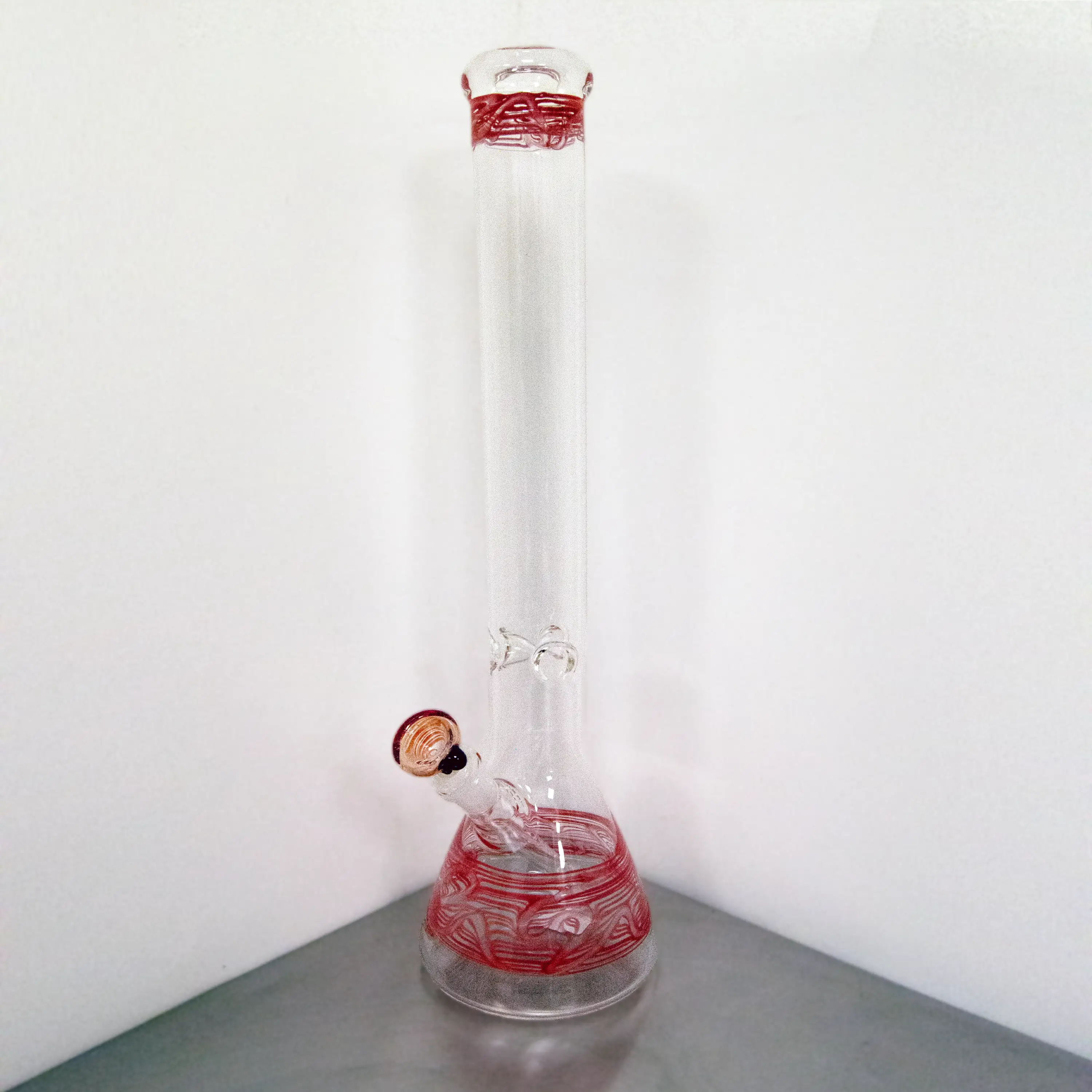 18" 14mm Color Wrap Beaker Bong | CHV