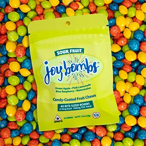 Sour Candy Coated Fruit Chews | 40pk