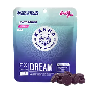 Dream | Sugar Free Moonlight Berry 1:1:1 | CBN:THC:CBD | 20pk