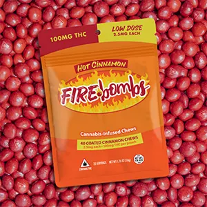 Hot Cinnamon Candy Coated Chews | 40pk