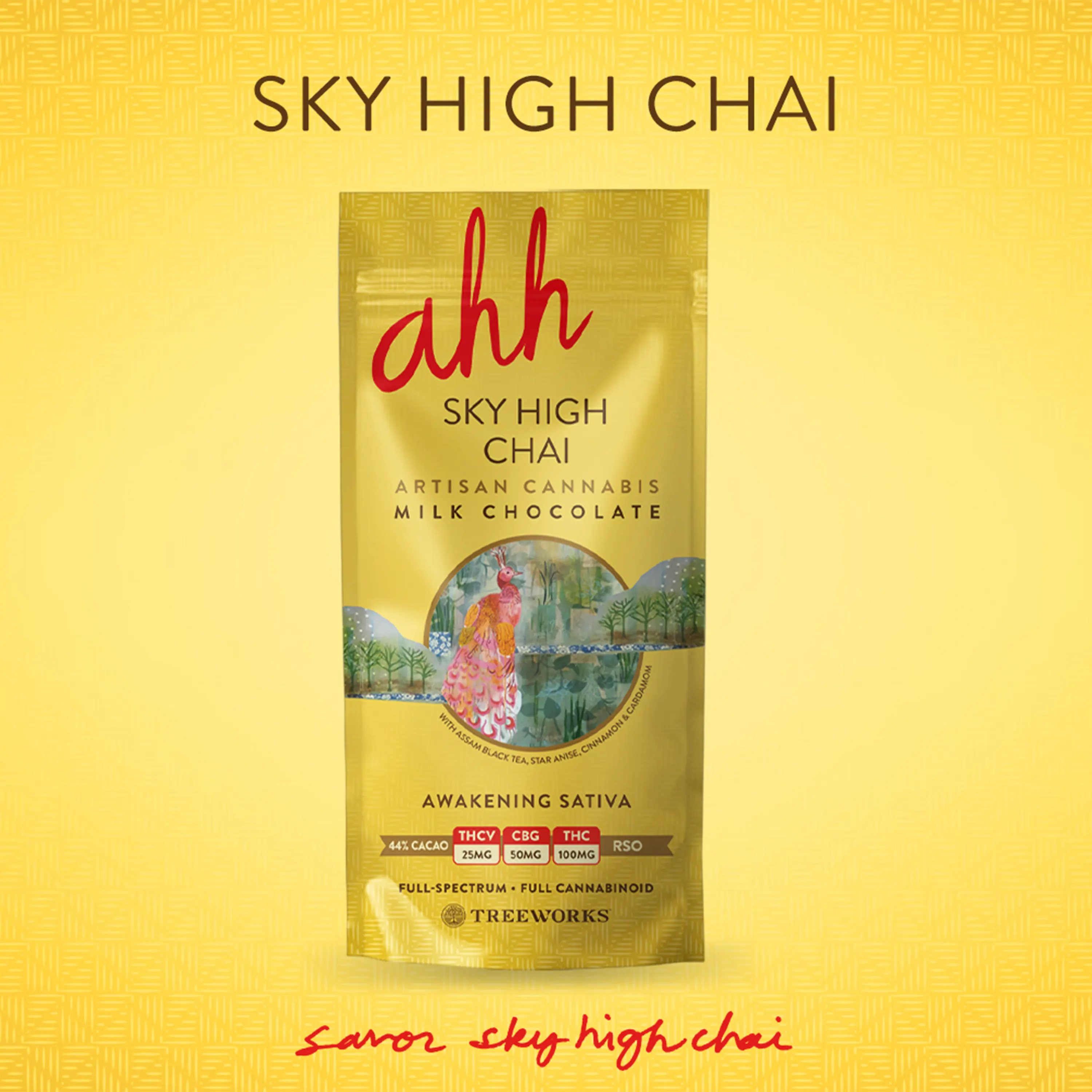 Sky High Chai Milk Chocolate | CBG:THCV | 4:2:1 | 20pk