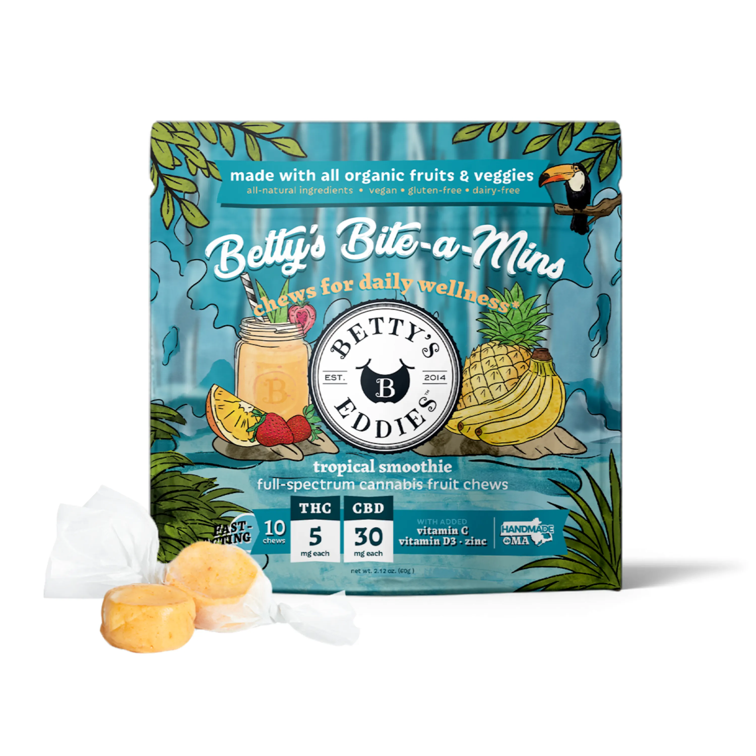 Tropical Smoothie Bite-a-Min Chews | 10pk