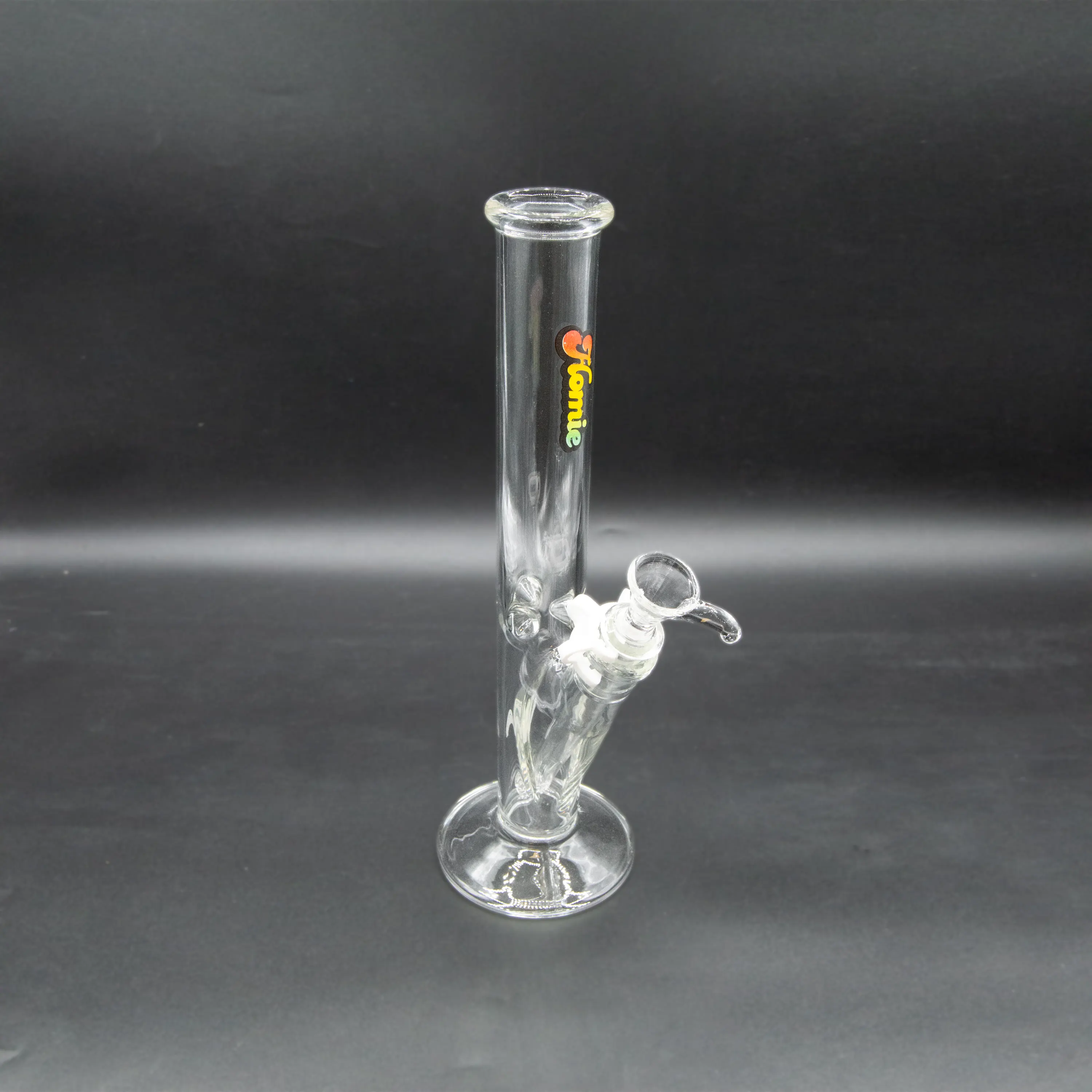 12" Clear Straight Bong | Homie