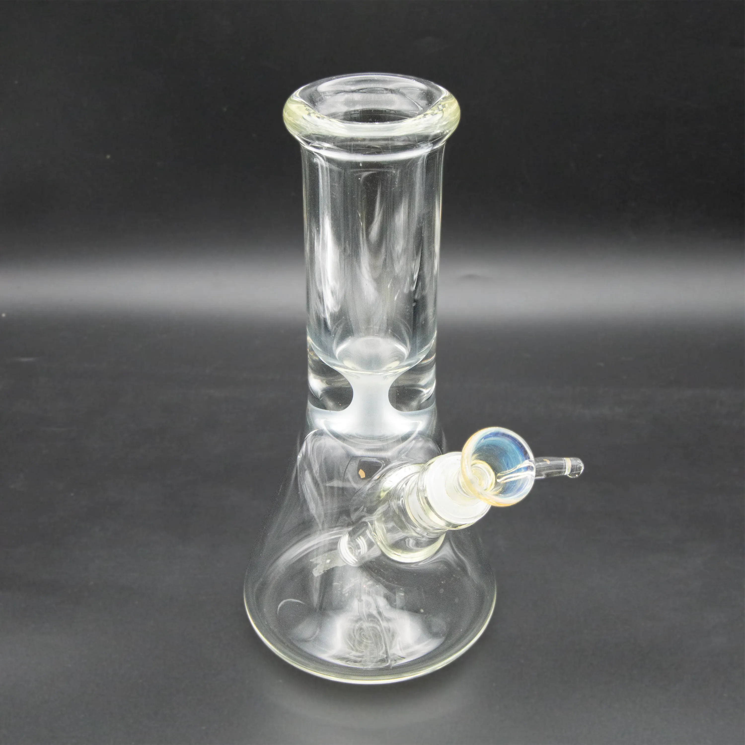 14mm 9" Clear Forced Perc. Beaker | Witch Dr.