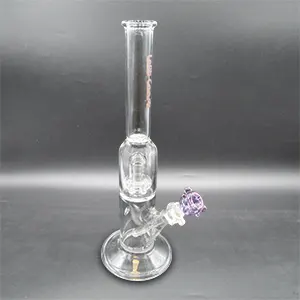 17" 14mm Showerhead Perc. Straight Bong | Left Coast
