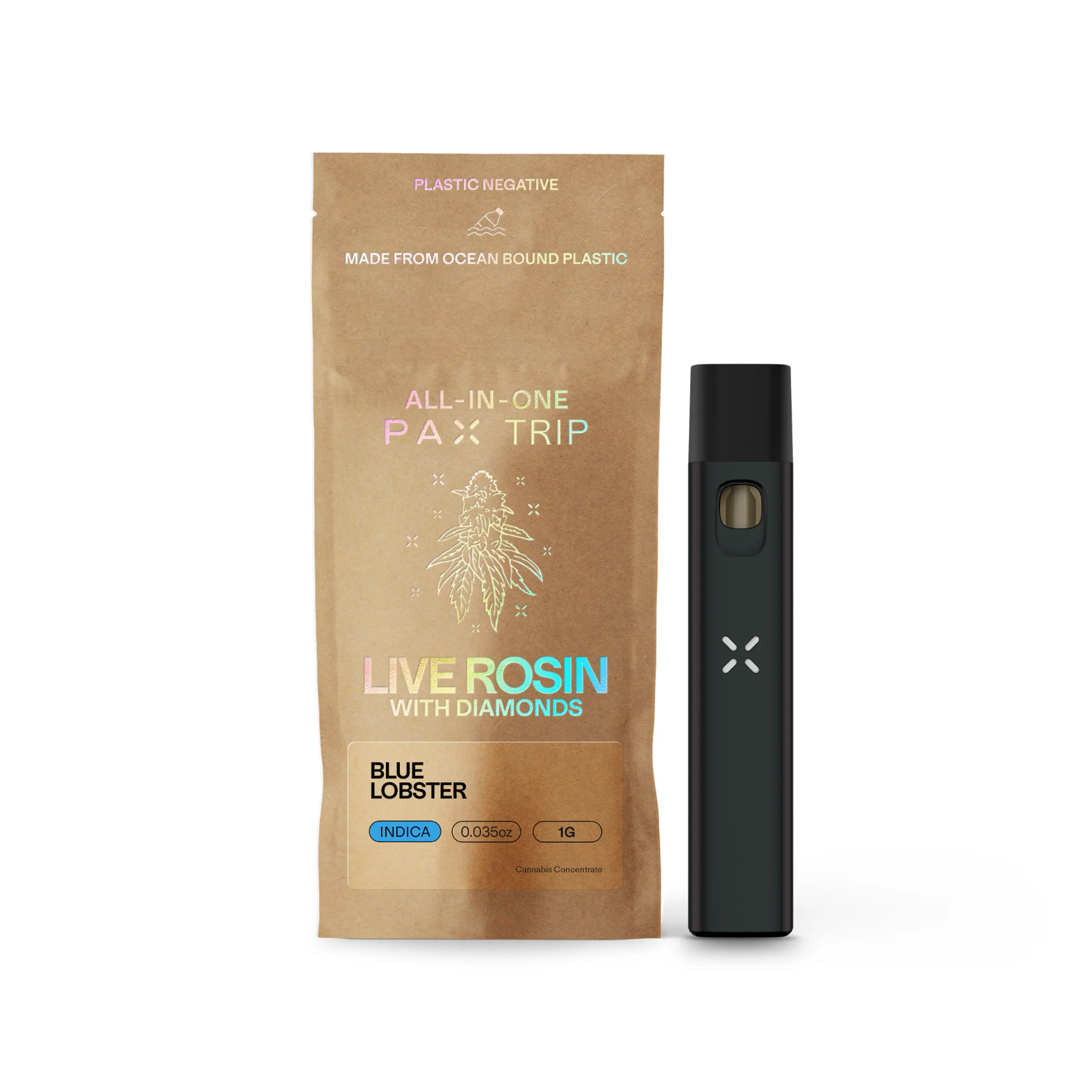 Blue Lobster | Live Rosin with Diamonds | All-In-One | 1g
