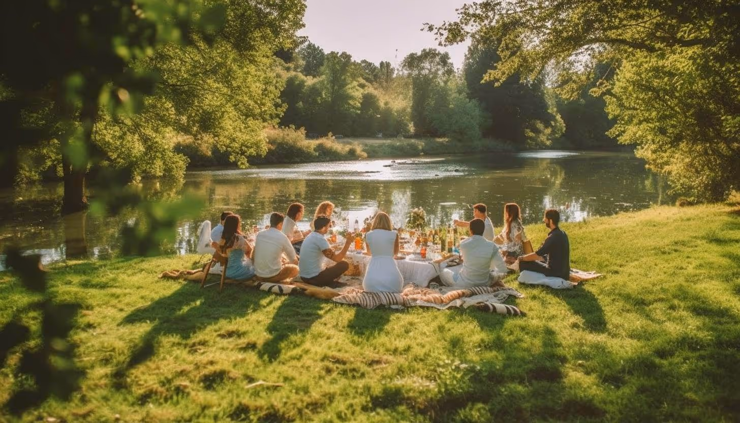 Time for a Corporate Picnic outdoors!