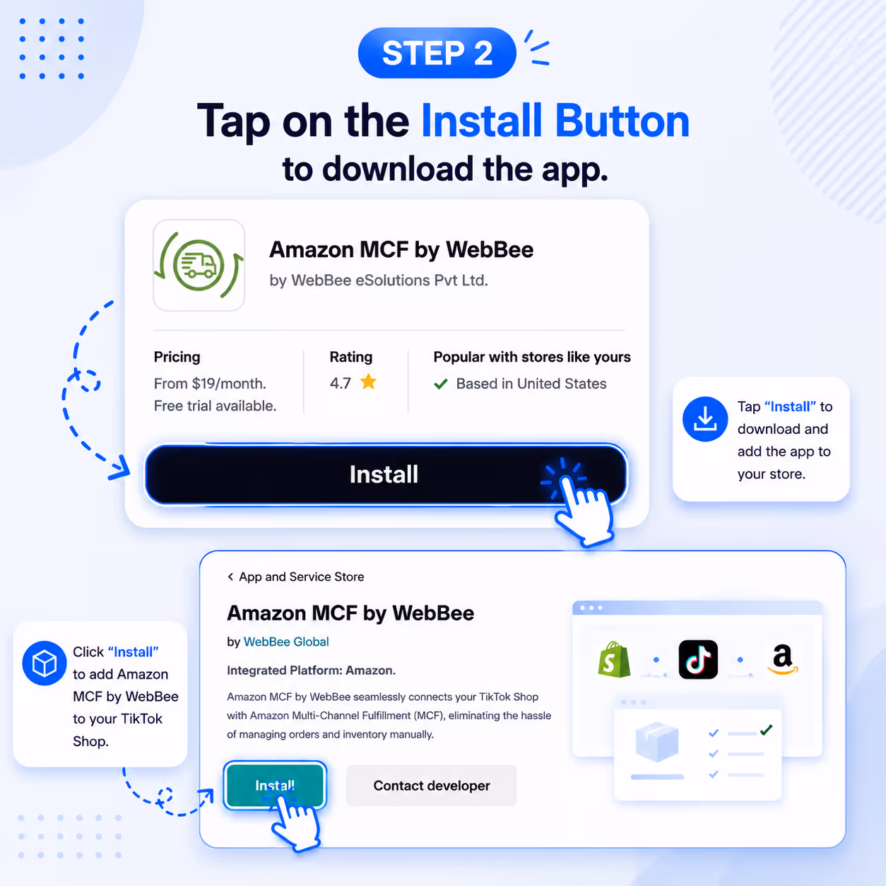 2. Select Shopify & Authorize