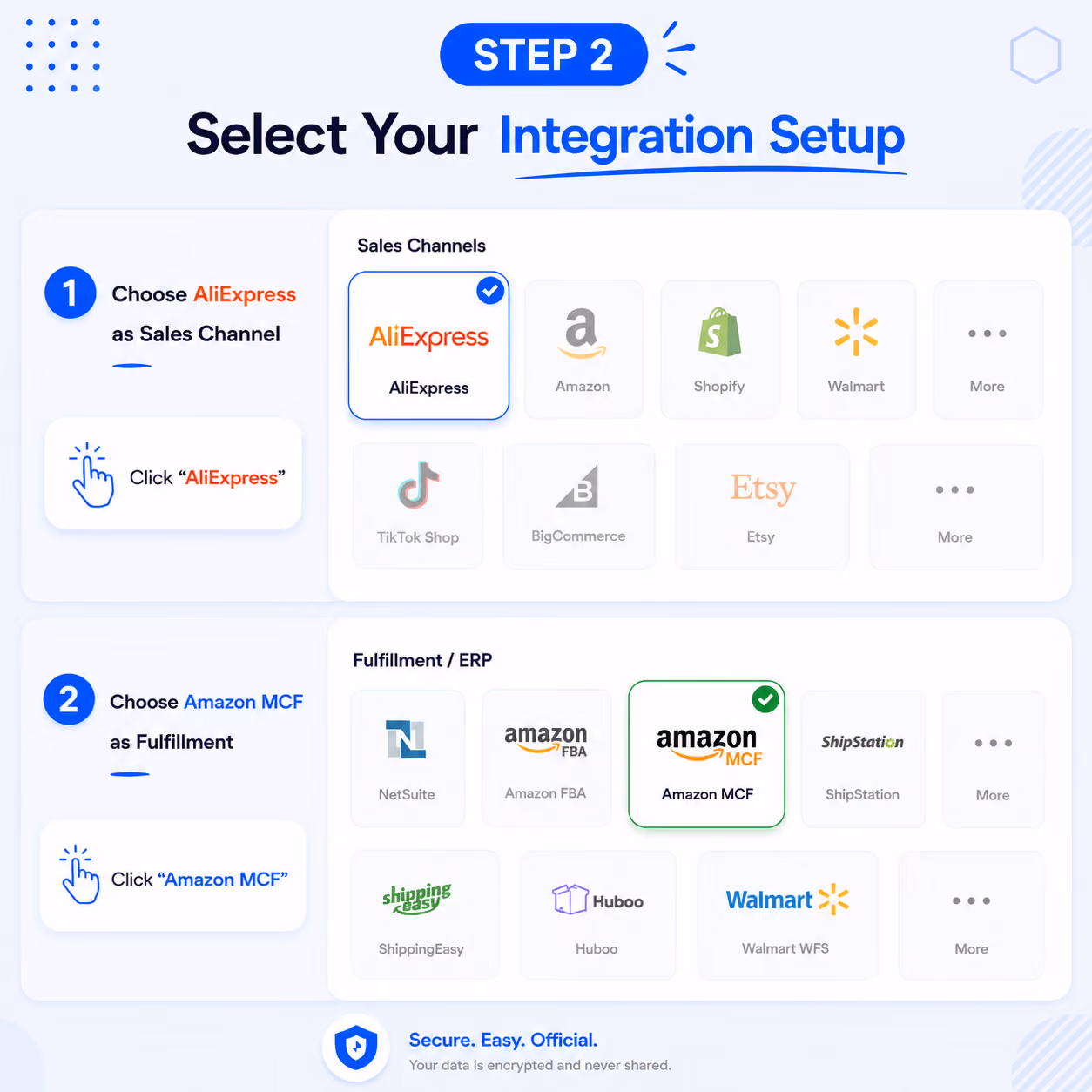2. Select Shopify & Authorize