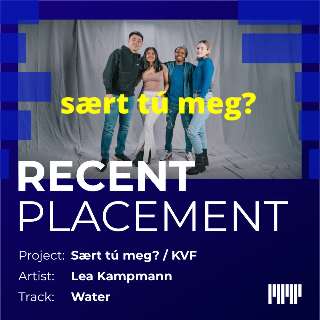 Recent placement: sært tú meg / Kvf / Artist: Lea Kampmann / Track: Water