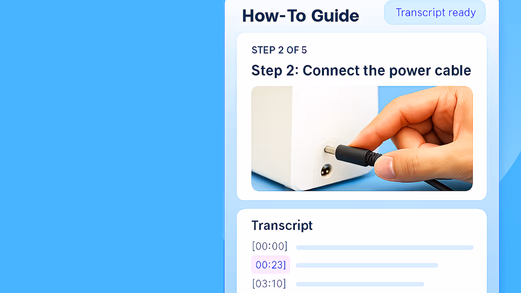 Descriptive Transcripts