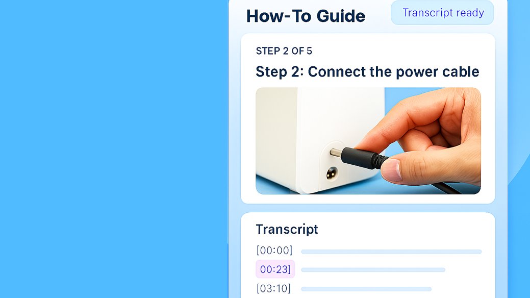 Descriptive Transcripts