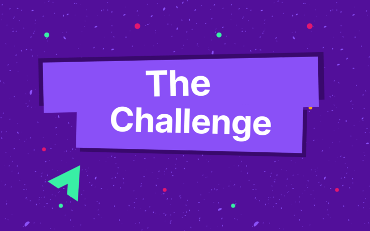 Text on image, the challenge