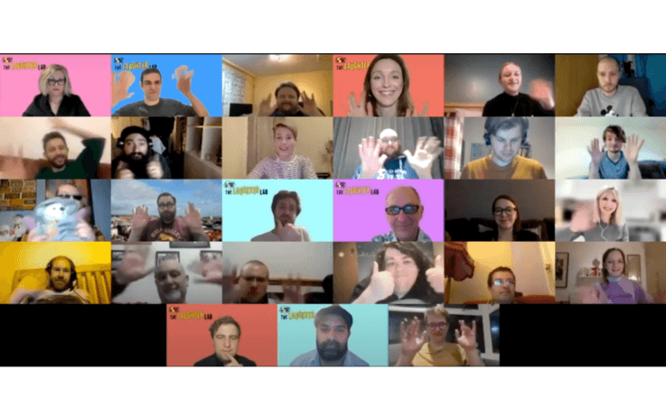 People on a zoom call