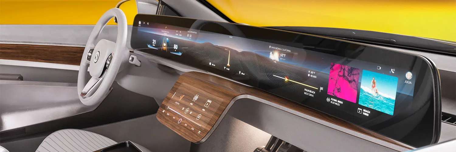 Continental Showcases Curved Display