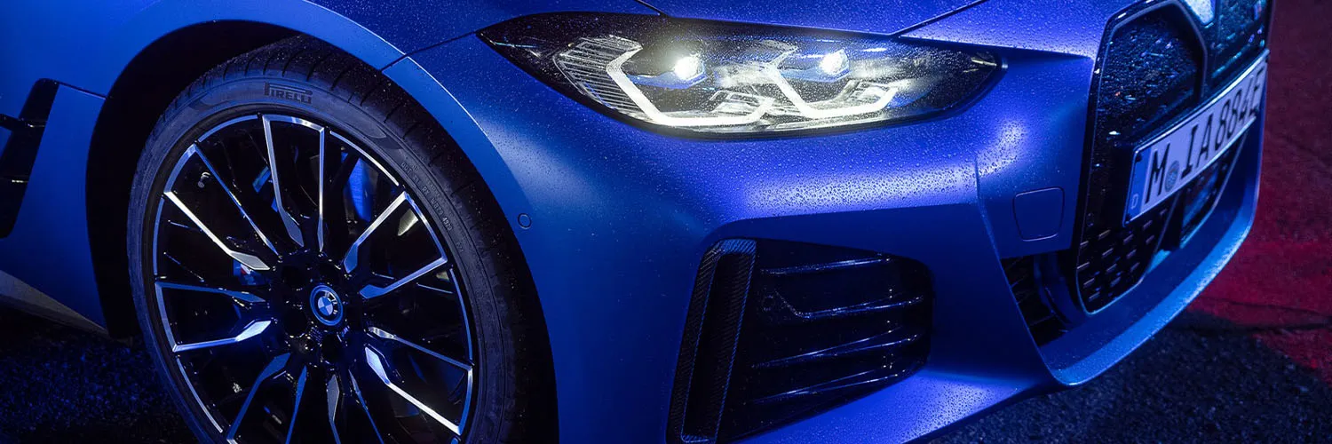 The BMW i4 M50: The Innovative BMW M Electric Vehicle fitted with Pirelli P Zero Rubber