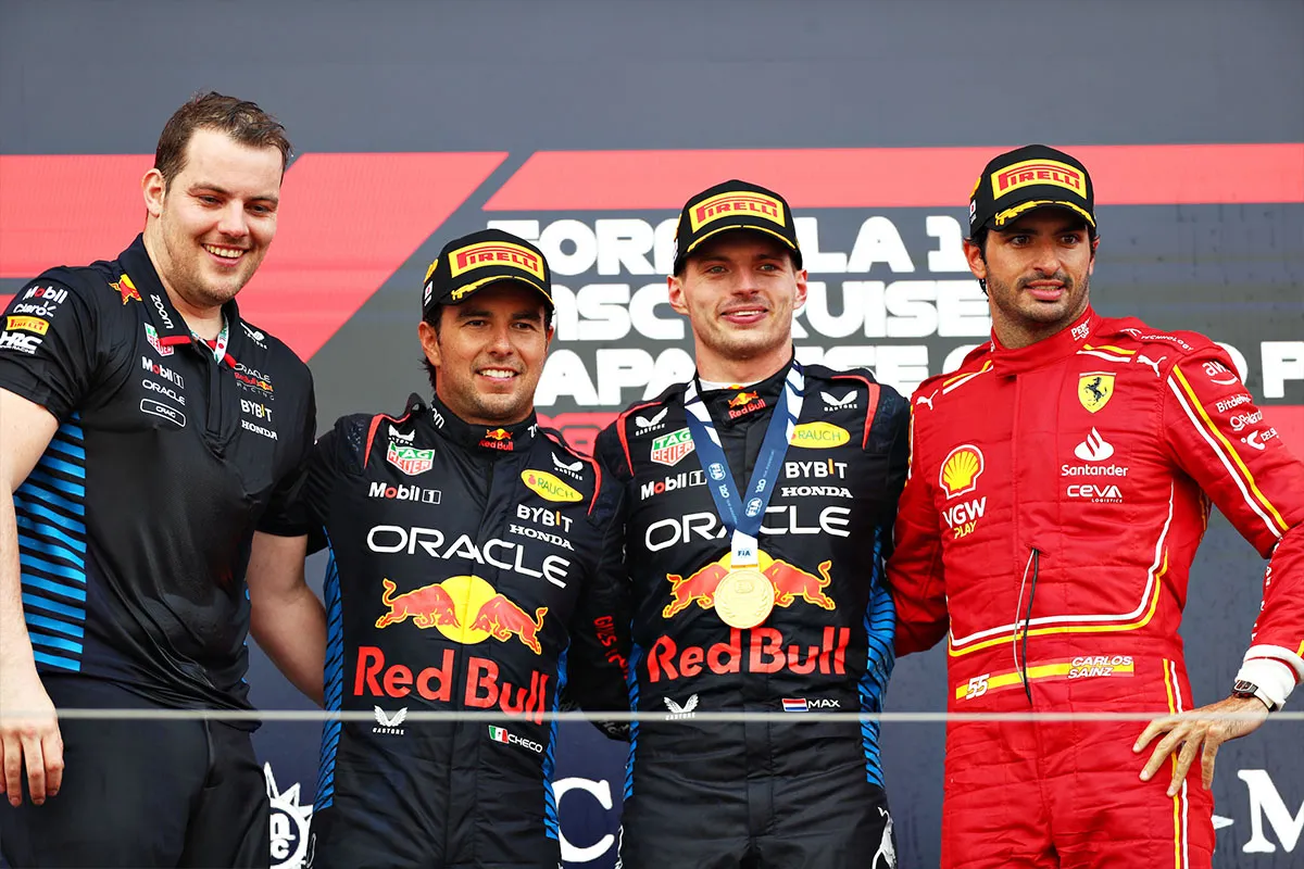 Verstappen returns to the top in Japanese Red Bull 1-2