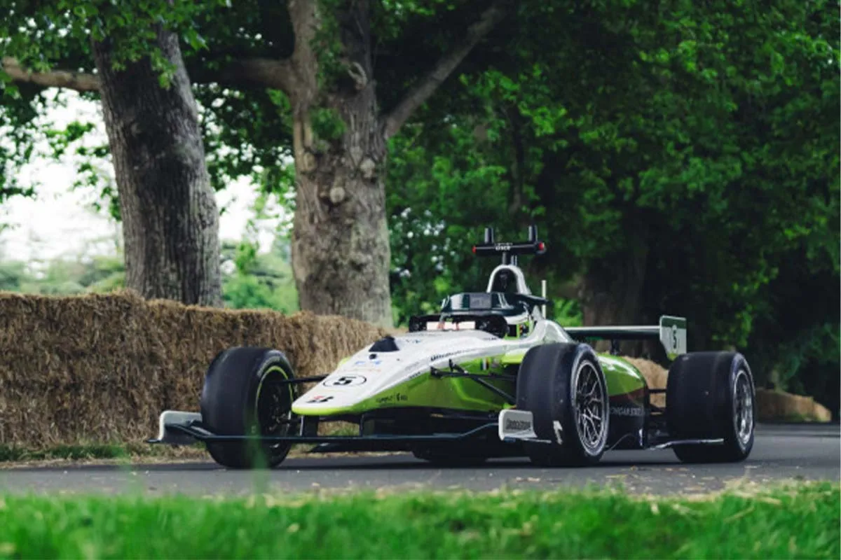 Indy Autonomous Challenge AI Racecar Presented by Bridgestone Sets Autonomous Hillclimb Record at Goodwood Festival of Speed