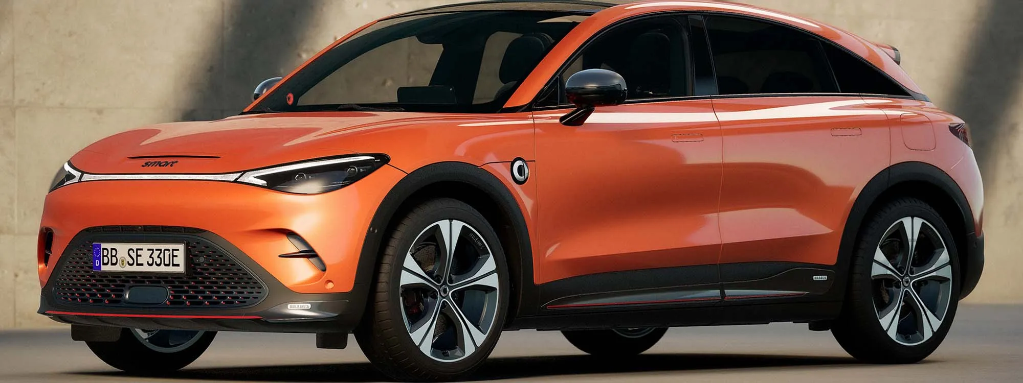 New smart #3 BRABUS Leaves the Factory Line On Continental Tyres