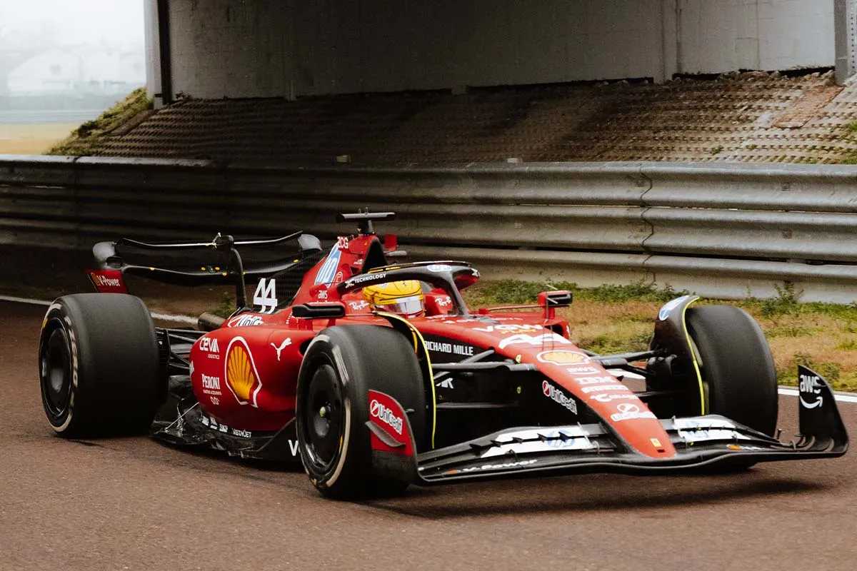 Hamilton's First Ferrari Week