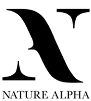 White stylized monogram with letters N and A interlocked on a black background.