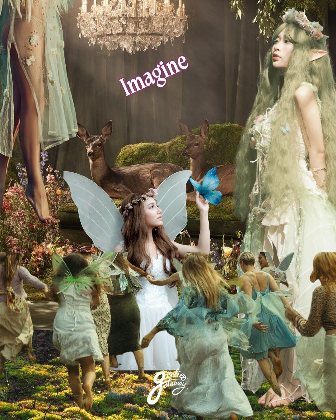 Models posing for a fashion show