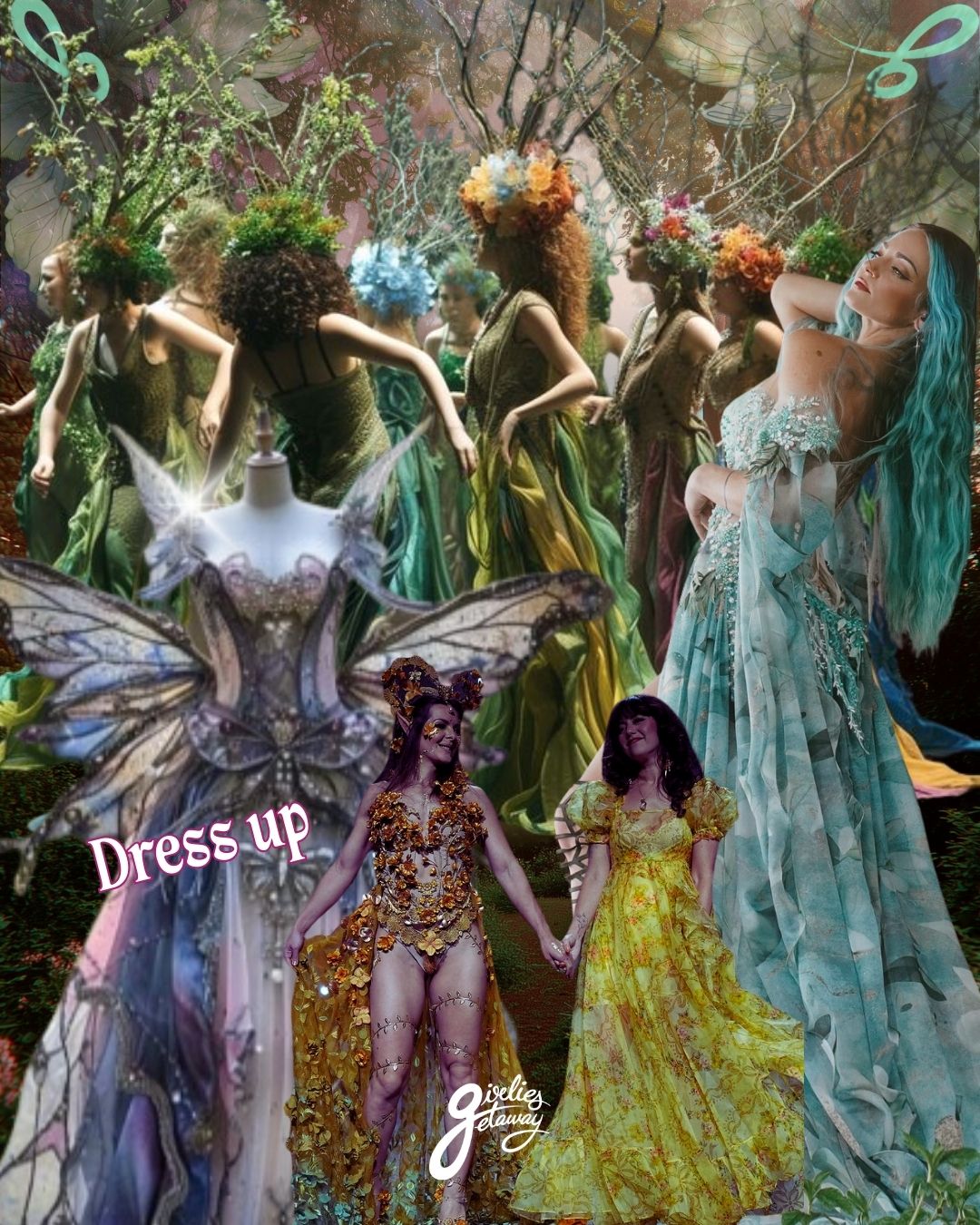 Models posing for a fashion show