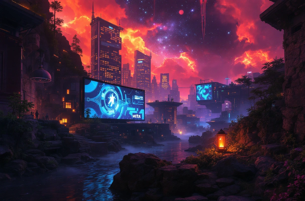 Professional image illustrating Exploring the Metaverse: A New Frontier for Gamers