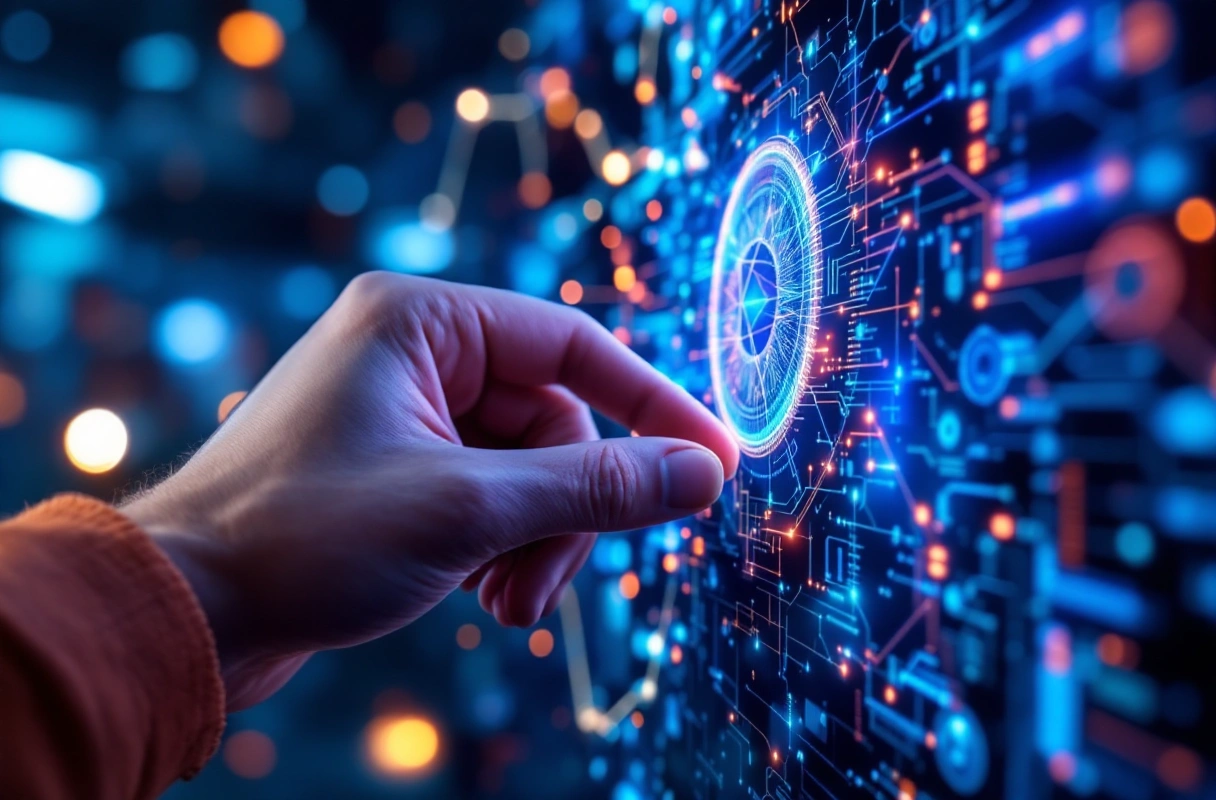 Professional image illustrating Applications of Quantum Technology in Various Industries