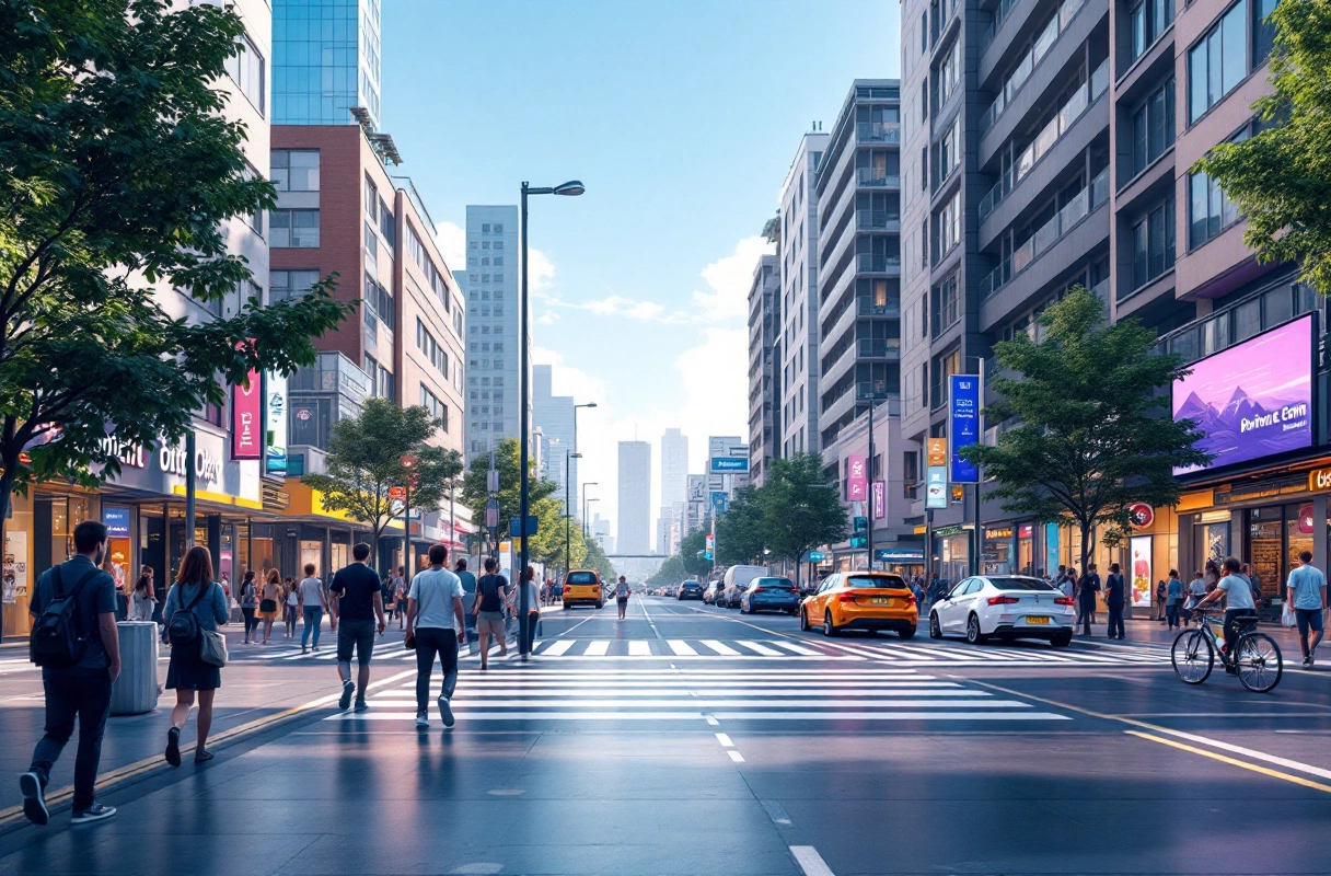 Professional image illustrating The Role of DeFi in Smart City Development