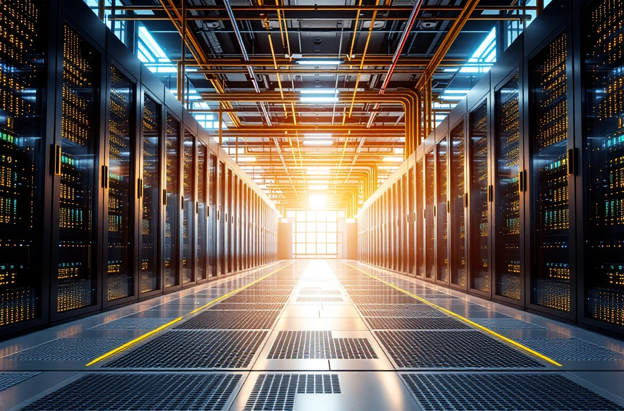 Professional image illustrating Current Trends in Data Center Design