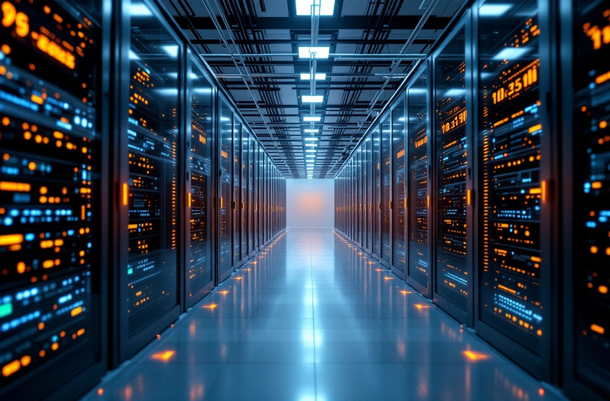 Professional image illustrating Key Components of Data Center Infrastructure