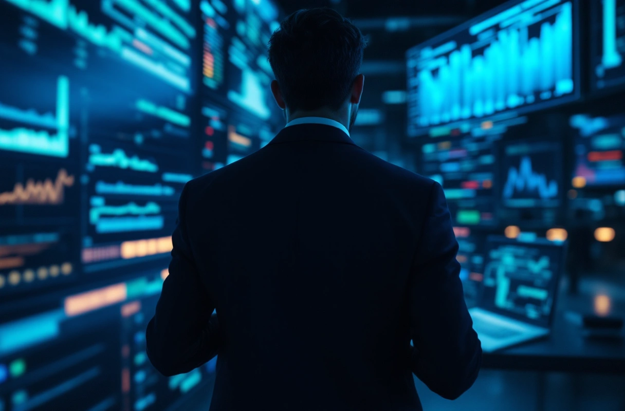 Professional image illustrating The Role of AI in Institutional Finance