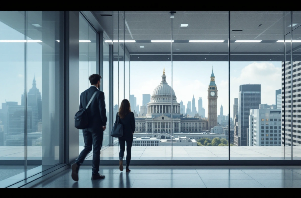 Professional image illustrating Current Government Blockchain Initiatives