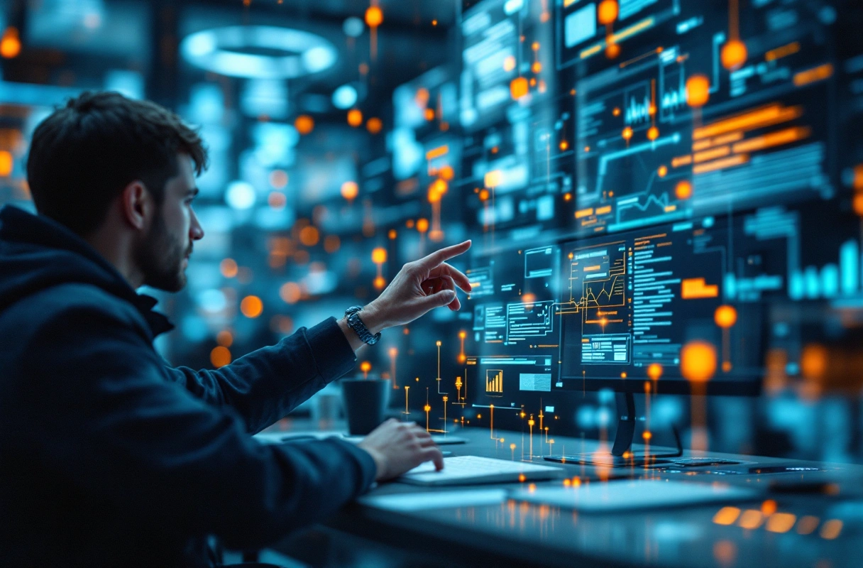 Professional image illustrating The Intersection of AI and Open Data