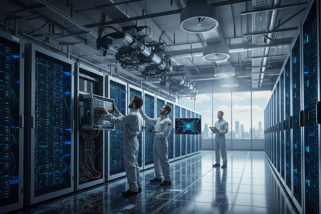 Professional image illustrating Factors That Influence AI Model Update Frequency