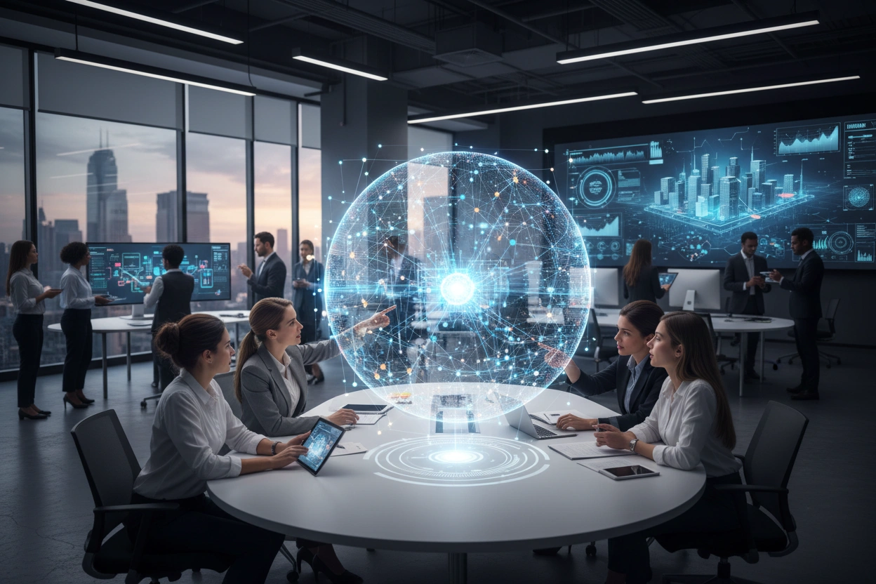 Professional image illustrating Leveraging Data Analysis for Informed Decision-making