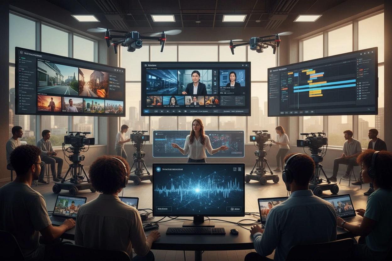 Professional image illustrating Automated Video Content: A Game Changer