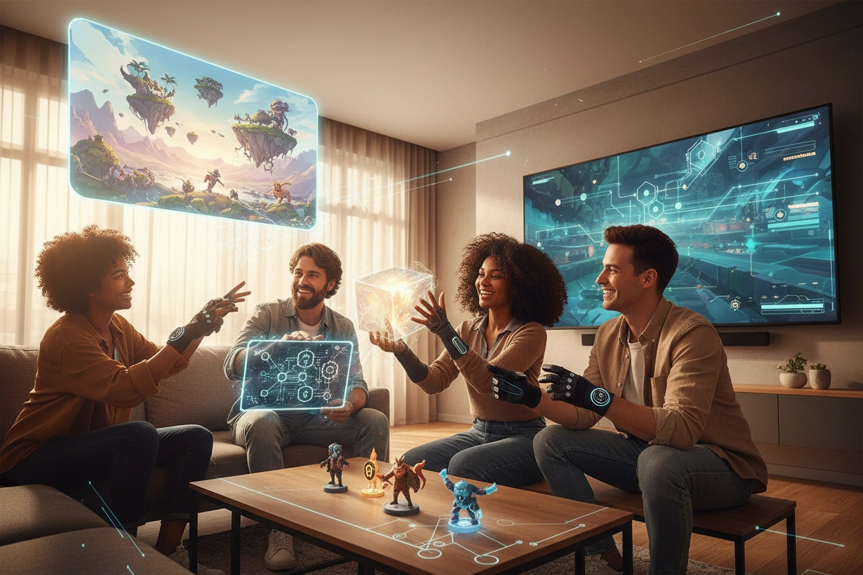 Professional image illustrating Key Differences Between Decentralized Gaming and Web3 Gaming and Entertainment