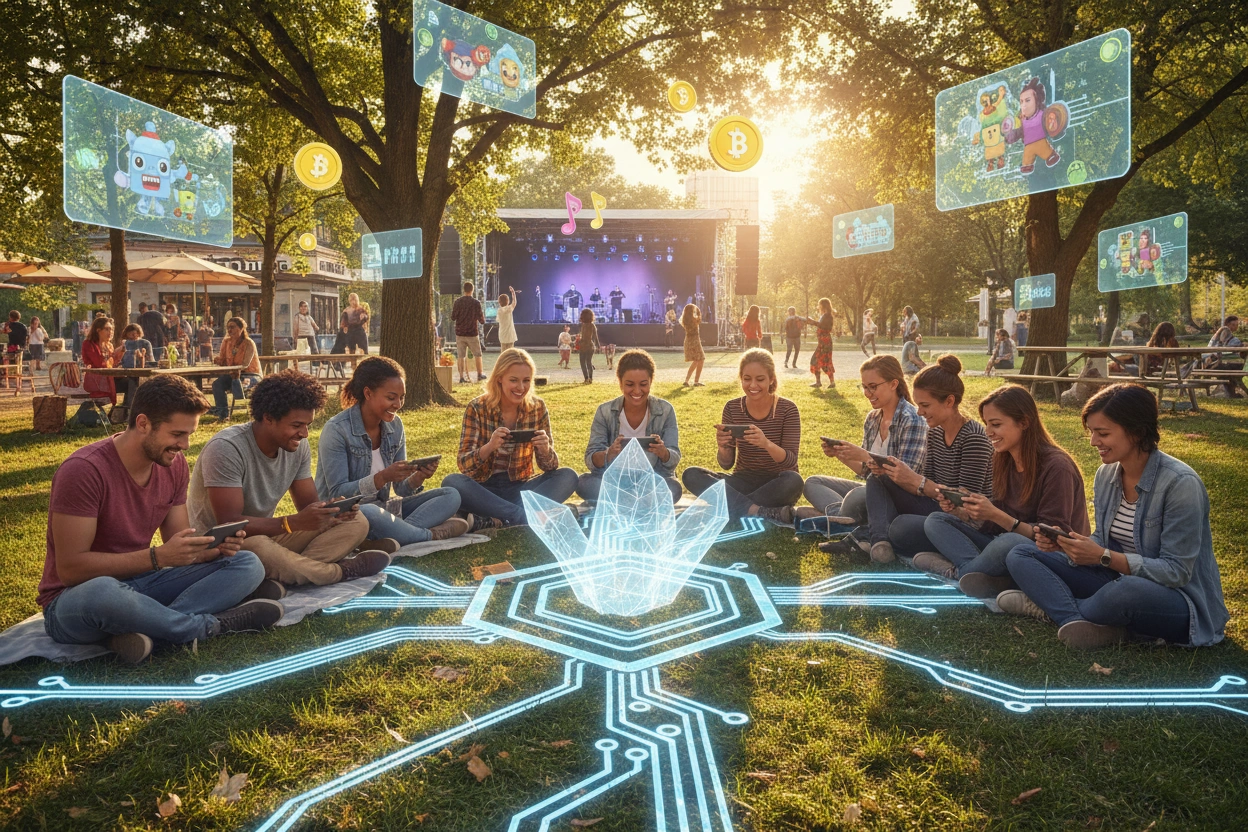 Professional image illustrating Defining Decentralized Gaming