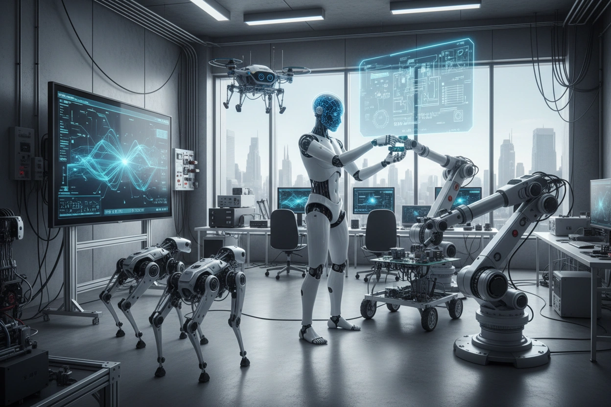 Professional image illustrating Understanding AI Robotics