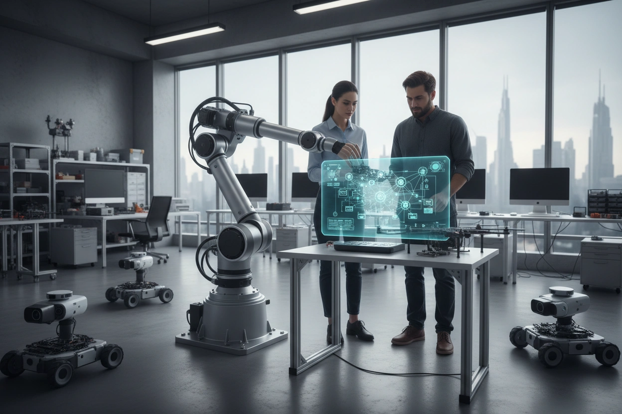 Professional image illustrating Understanding AI Robotics