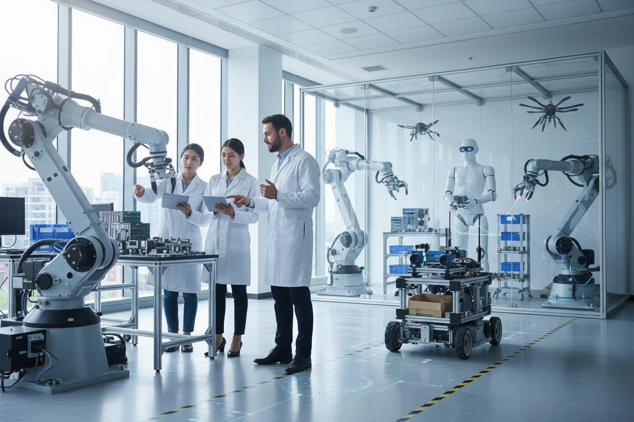 Professional image illustrating Understanding AI Robotics