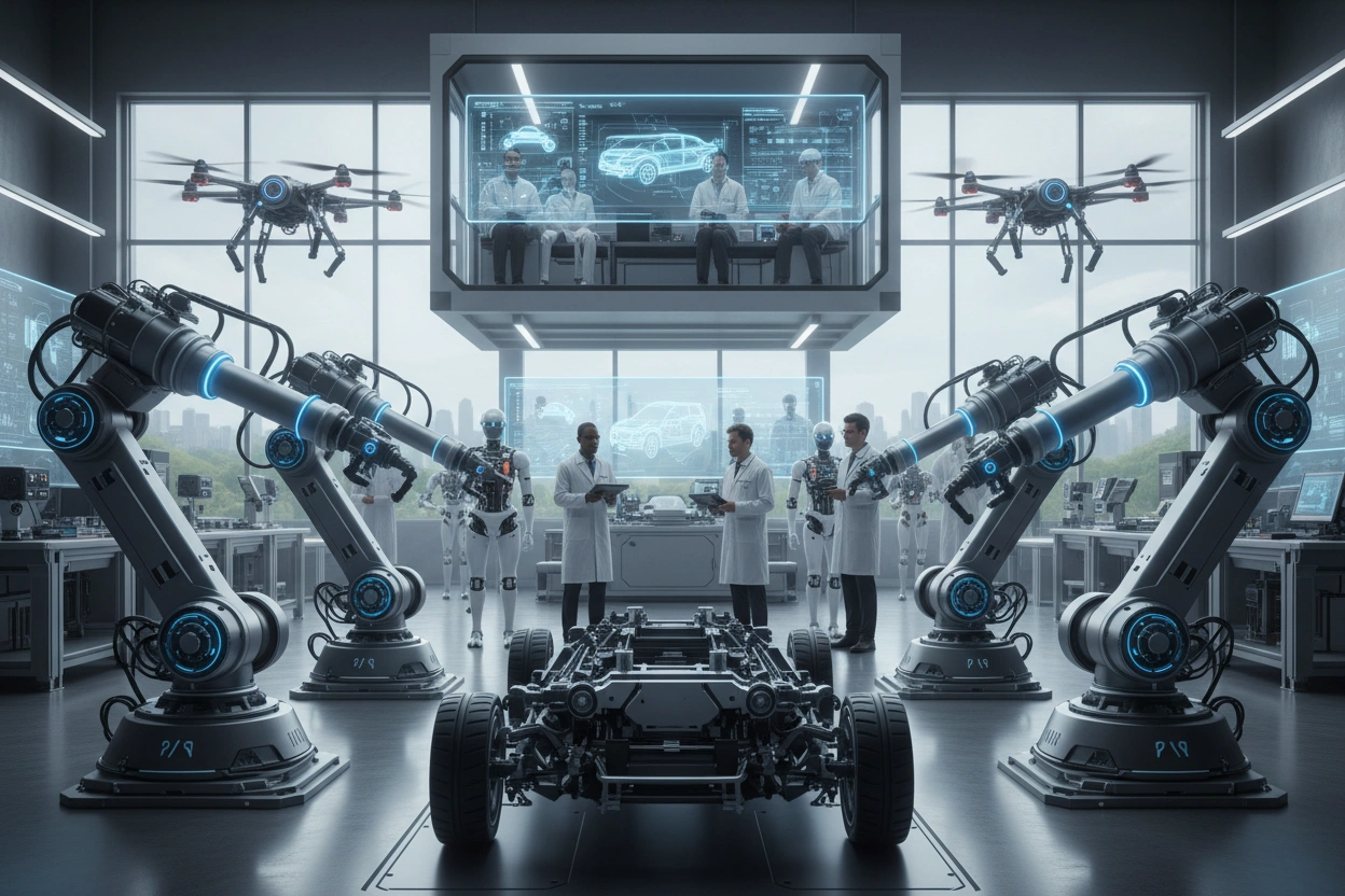 Professional image illustrating Top Trends in AI Robotics for 2026