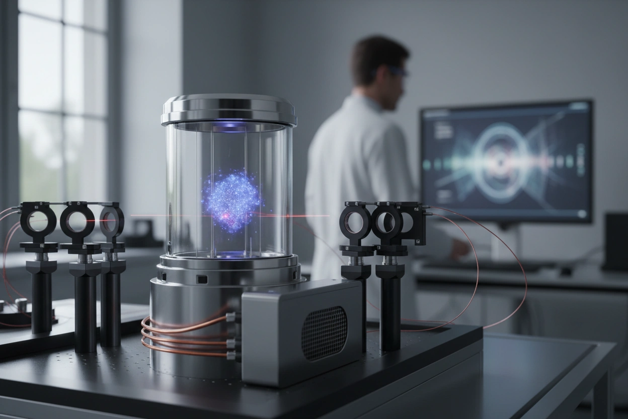 Professional image illustrating Exploring Quantum Encryption: Safeguarding Our Digital Future