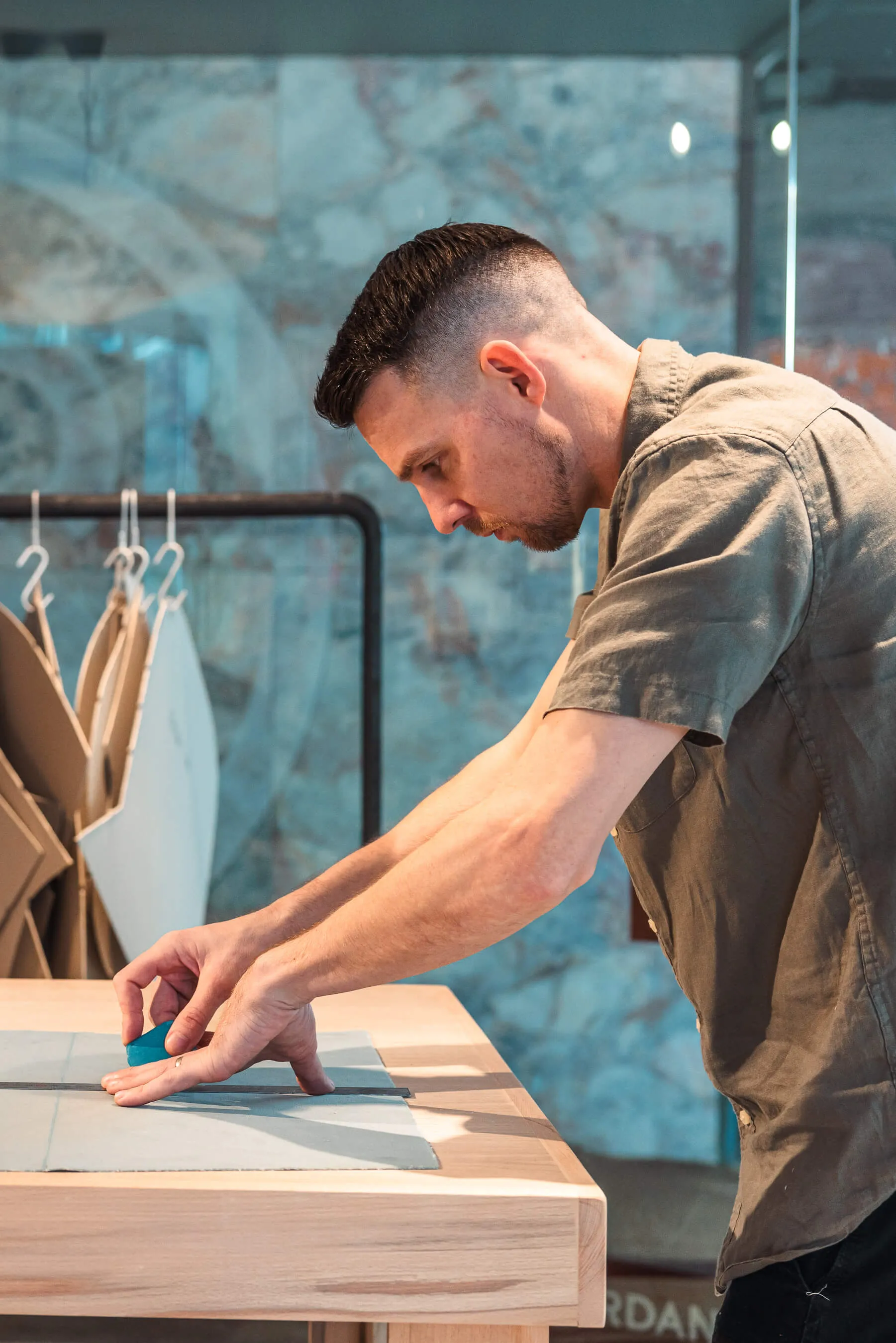 Saturday In Design 2024: Jardan Furniture showcased sustainable craftsmanship with live upholstery, design talks, and new product launches, highlighting innovation and contemporary aesthetics | EDG Studios, view 10 of 28