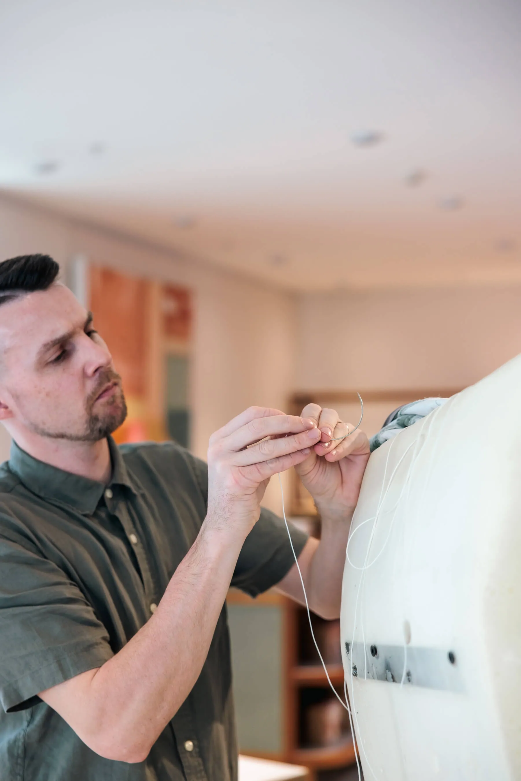 Saturday In Design 2024: Jardan Furniture showcased sustainable craftsmanship with live upholstery, design talks, and new product launches, highlighting innovation and contemporary aesthetics | EDG Studios, view 14 of 28