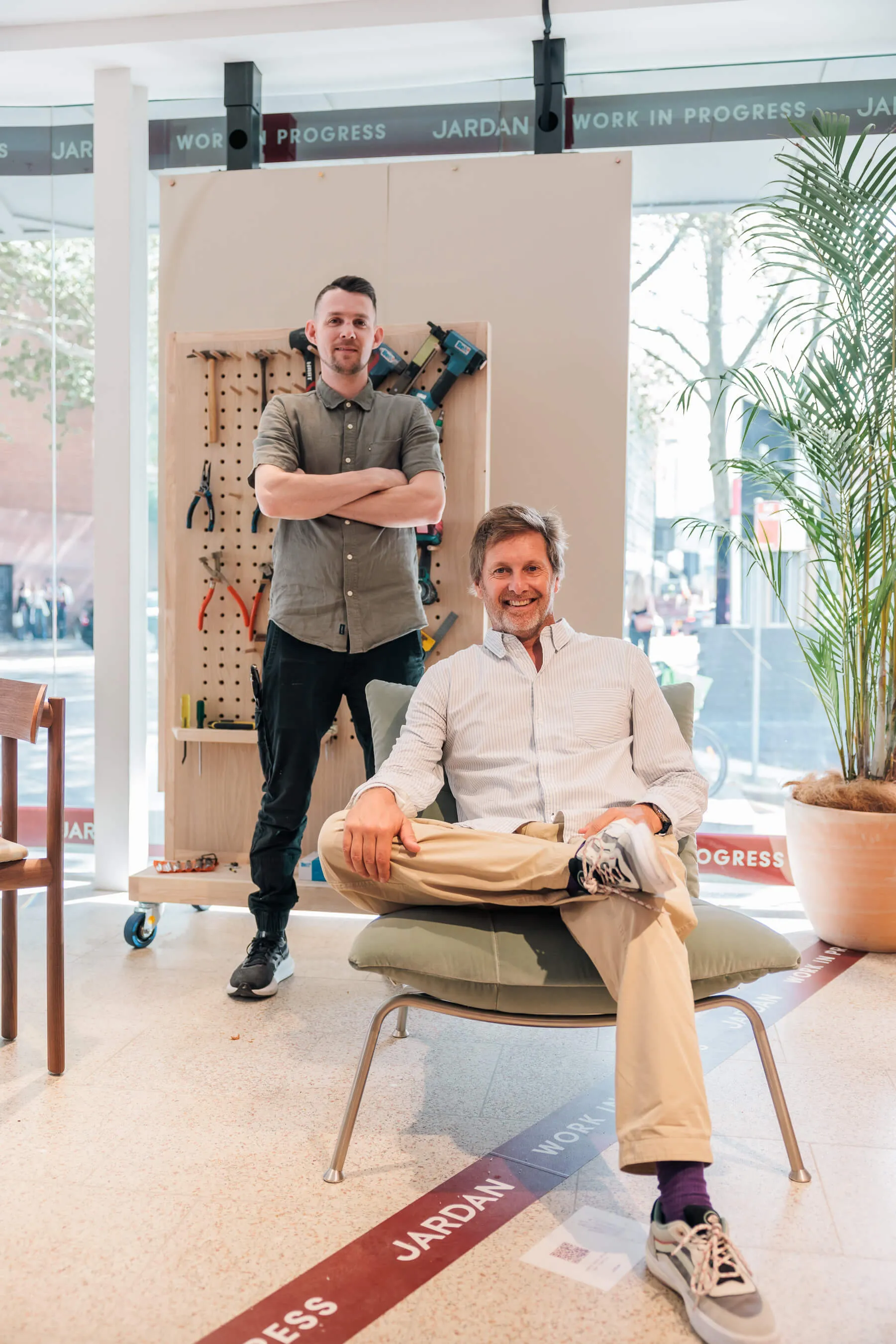 Saturday In Design 2024: Jardan Furniture showcased sustainable craftsmanship with live upholstery, design talks, and new product launches, highlighting innovation and contemporary aesthetics | EDG Studios, view 12 of 28